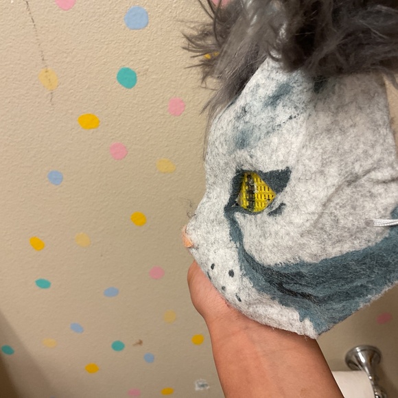 Grey cat therian mask - Picture 2 of 8
